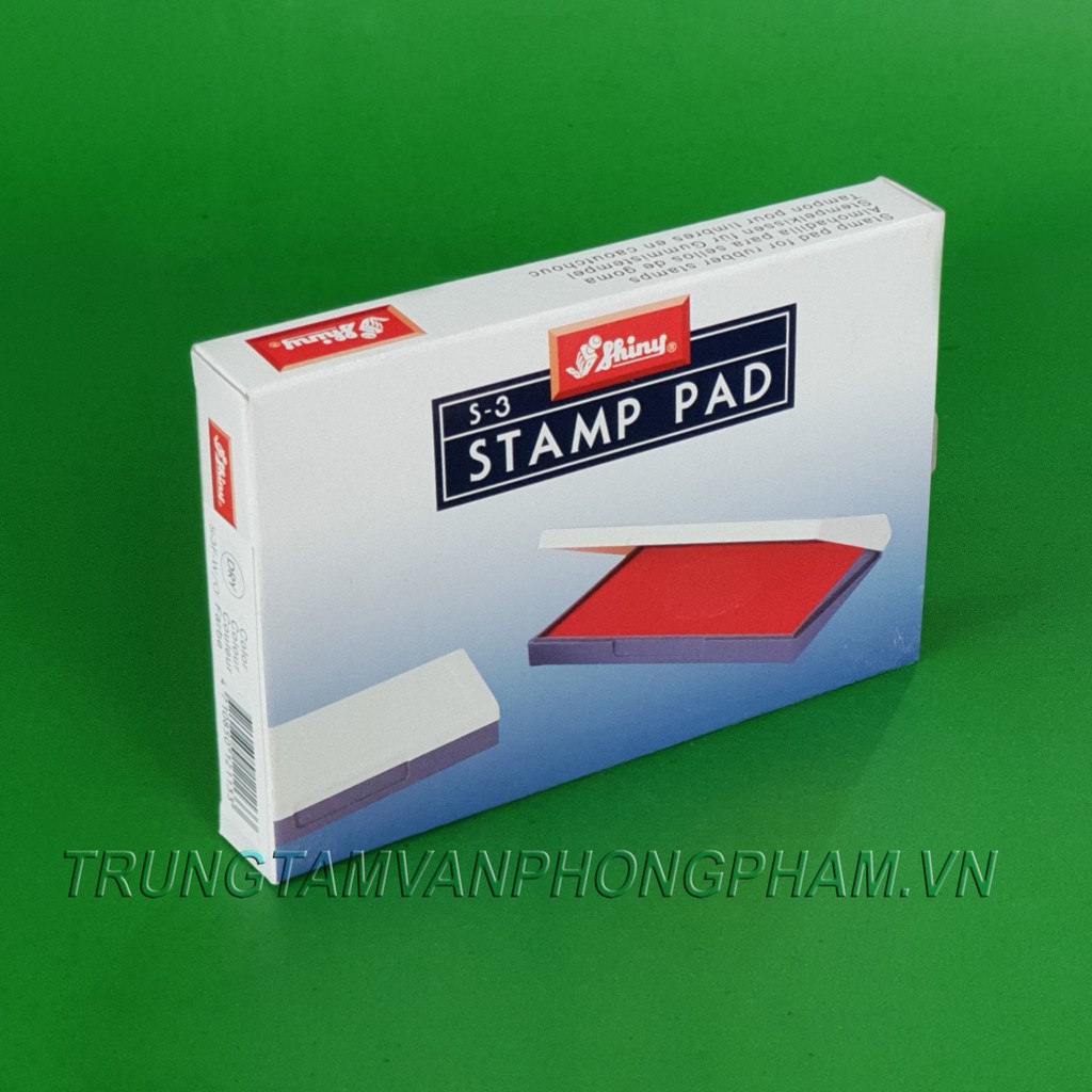 Khay tampon chấm mực - hộp mực dấu SP-1 SP-2 SP-3 Shiny Stamp Pad  SP1 SP2 SP3 S1 S2 S3 S-1 S-2 S-3 - CHỌN LOẠI