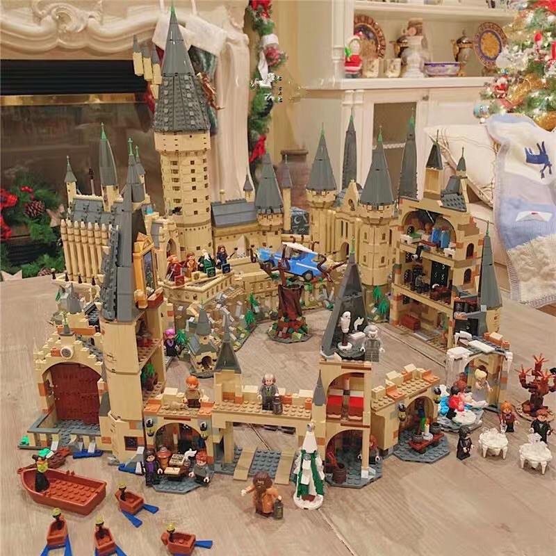 Đồ chơi lắp ráp mô hình Harry Potter lâu đài phù thuỷ Hogwarts bella 11025 lego 6044 mảnh Hogwart NBlue Shop Toys