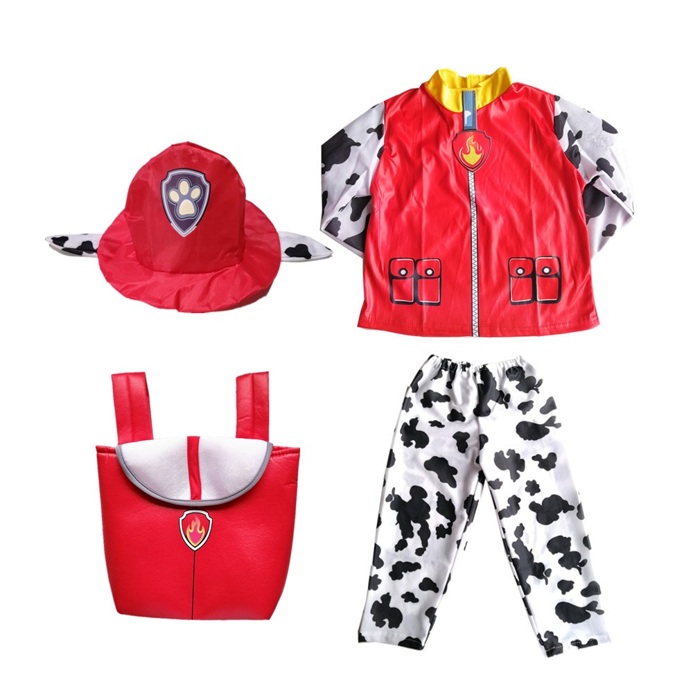 MARSHALL Bộ Đồ Hóa Trang Nhân Vật paw patrol Độc Đáo Thời Trang Mùa Hè Cho Bé