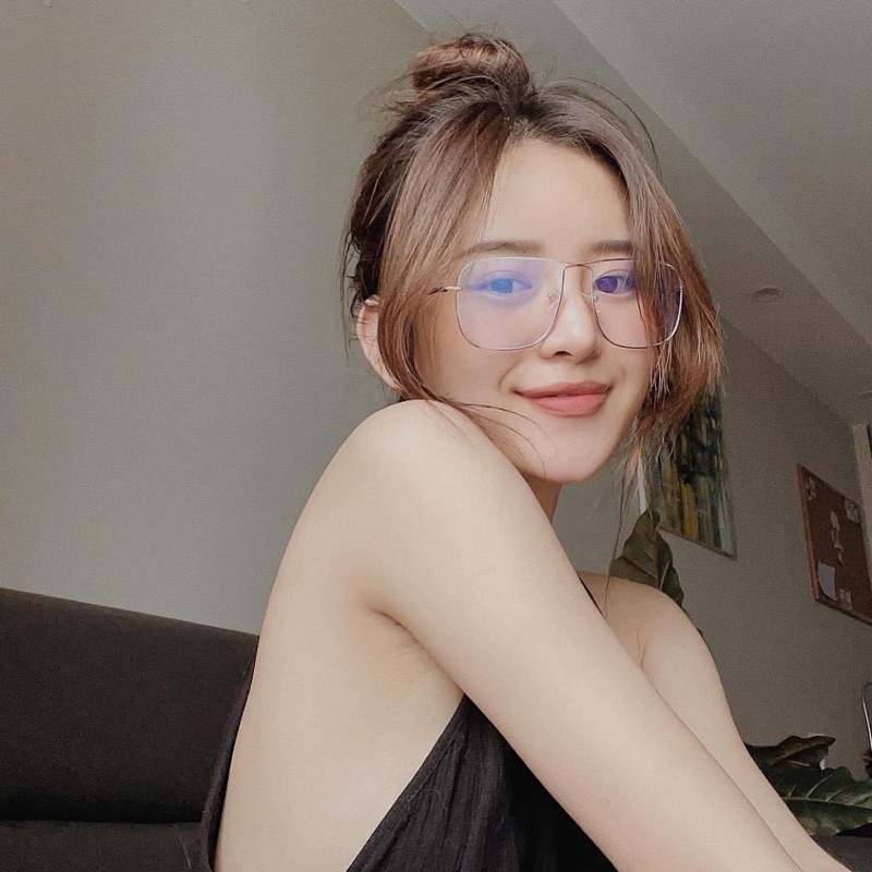 Kính giả cận unisex gọng kim loại xoắn 𝐌𝐒𝐊𝐇𝐍𝟎𝟏