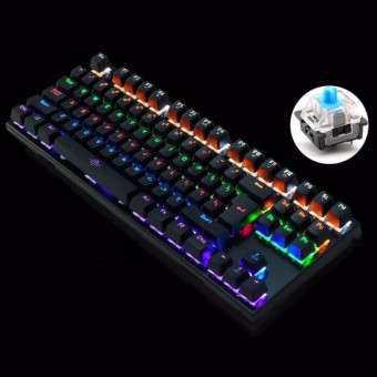 [Tặng chuột] Bàn phím cơ K28 Led Rainbow Blue Switch