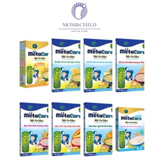 Bột ăn dặm Nutricare Metacare đầy đủ các loại