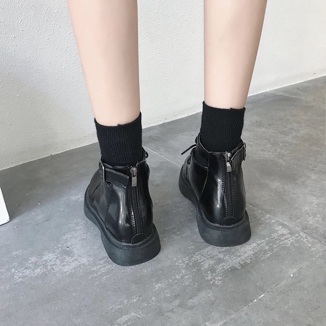 (Order) Giày boots Ulzzang nữ MS396 | BigBuy360 - bigbuy360.vn