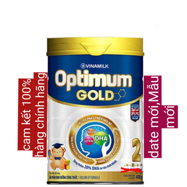 Sữa bột Vinamilk Optimum Gold 2 - Hộp thiếc 400g