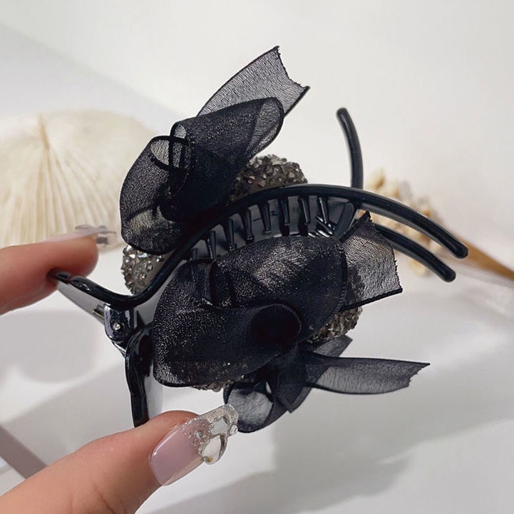 Kẹp Tóc Hình Nơ Cỡ Lớn Phong Cách Hàn Quốc Xinh Xắn Cho Nữ