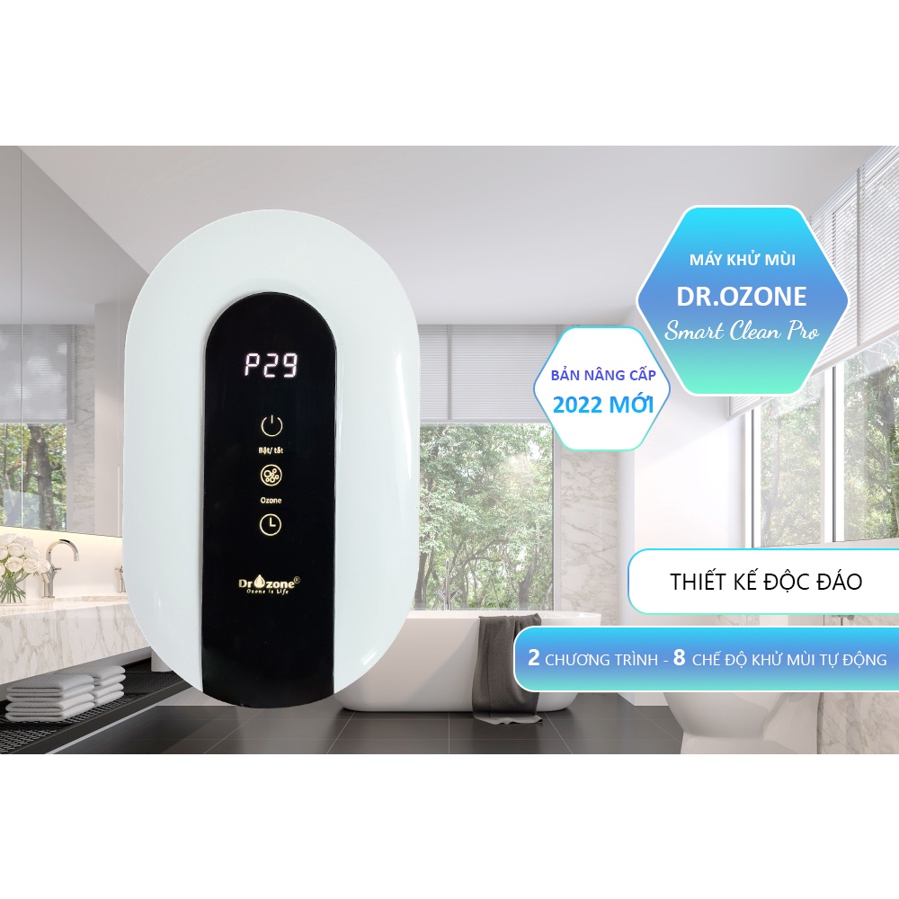 Máy khử mùi nhà vệ sinh Dr.Ozone Smart Clean Pro 10m2 -25m2