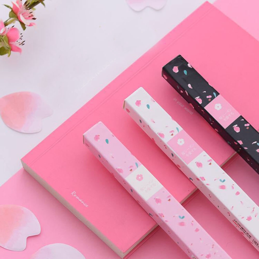 Set 1 / 3 Bút mực gel cỡ ngòi 0.38mm kiểu dáng xinh xắn tiện dụng
