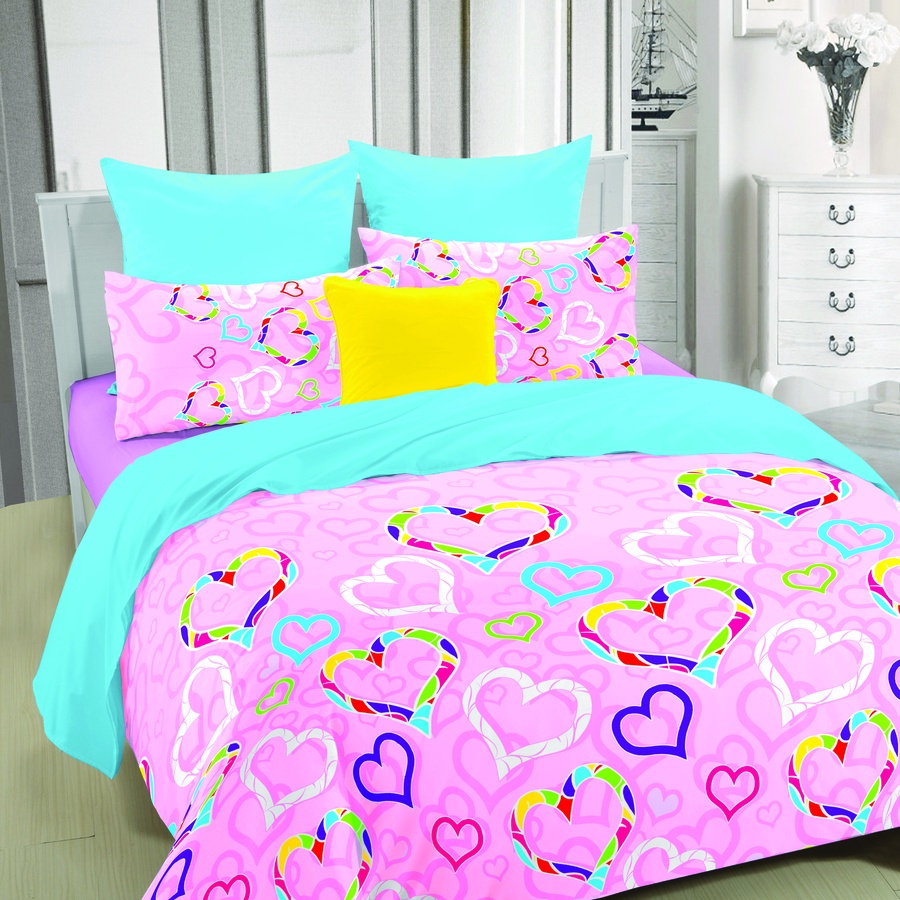 Bộ ga áo gối Micro Satin NV Urban Romance 1m6x2m +20cm