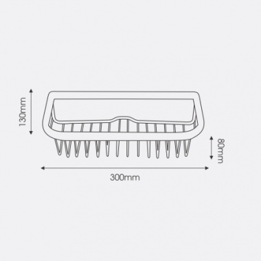 Kệ xà bông nhà tắm gắn tường - hàng đồng thau