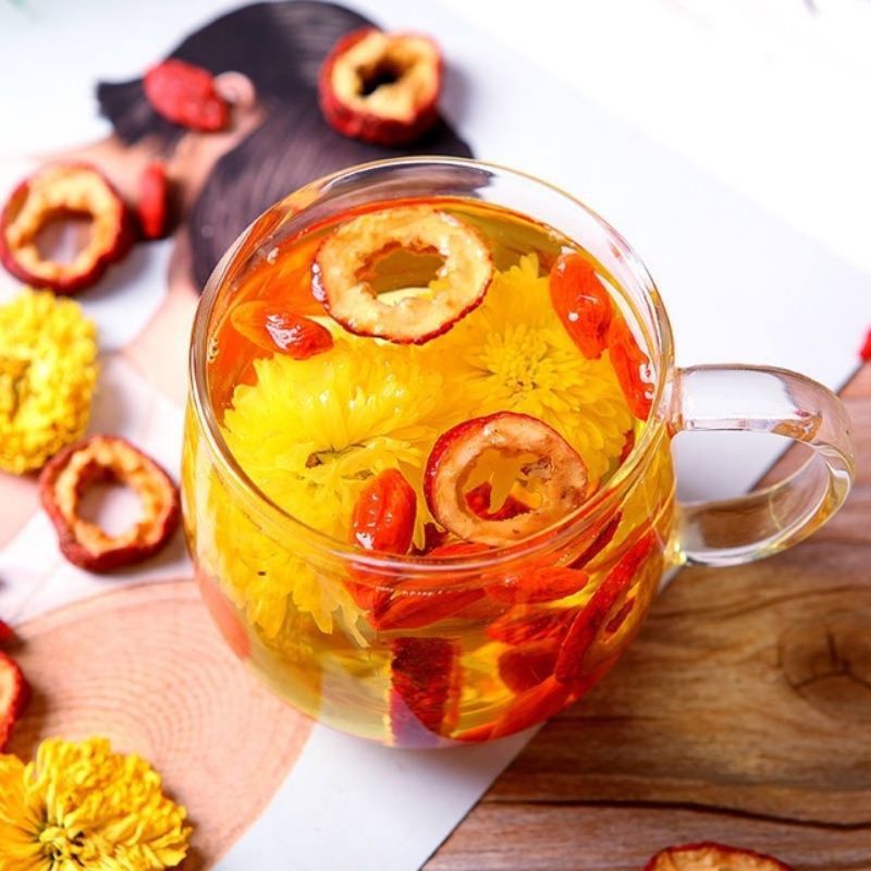 (sản phẩm bán chạy ) TRÀ HOA CÚC - SƠN TRA - KỲ TỬ_ 1 gói dùng thử