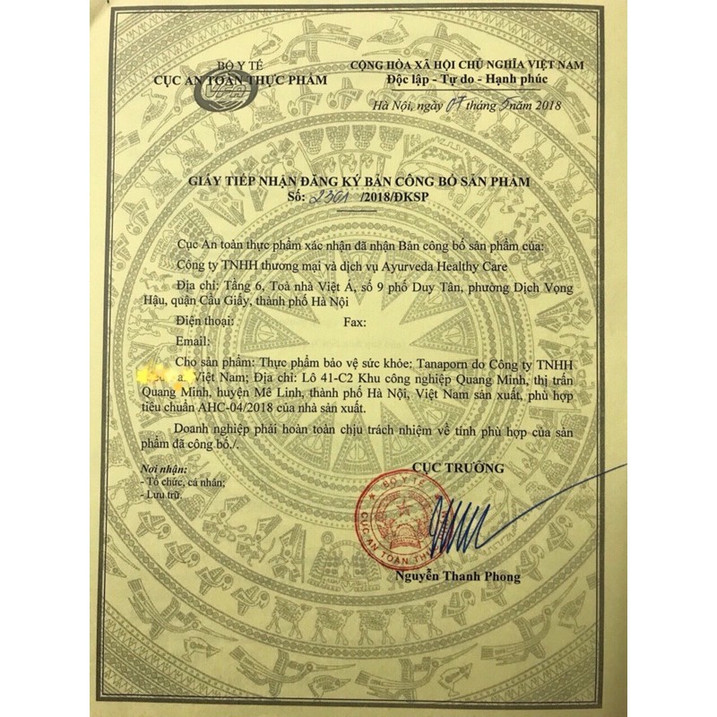 Giảm cân Tanaporn/ Cam kết giảm béo hiệu quả,Chính hãng ,An toàn/ Thực phẩm bảo vệ sức khỏe | BigBuy360 - bigbuy360.vn