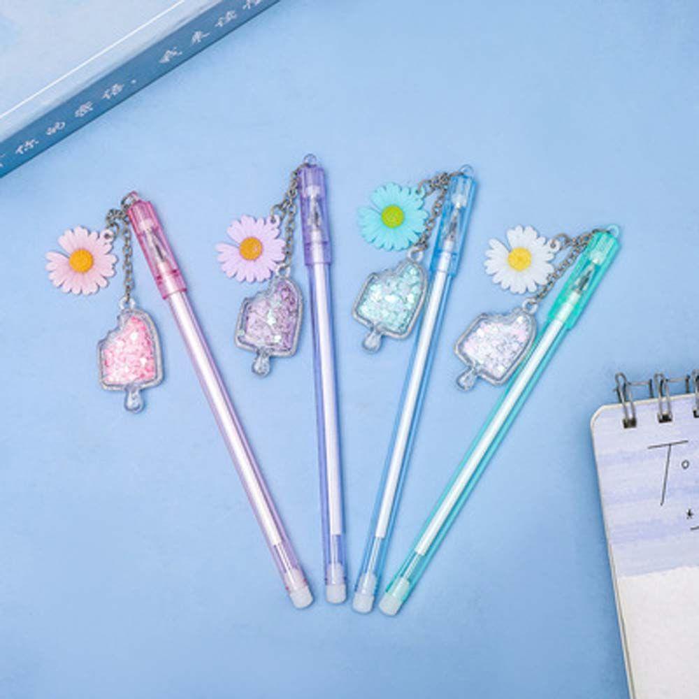 Bút Mực Gel Hình Hoa Cúc Dễ Thương Dùng Làm Quà Tặng