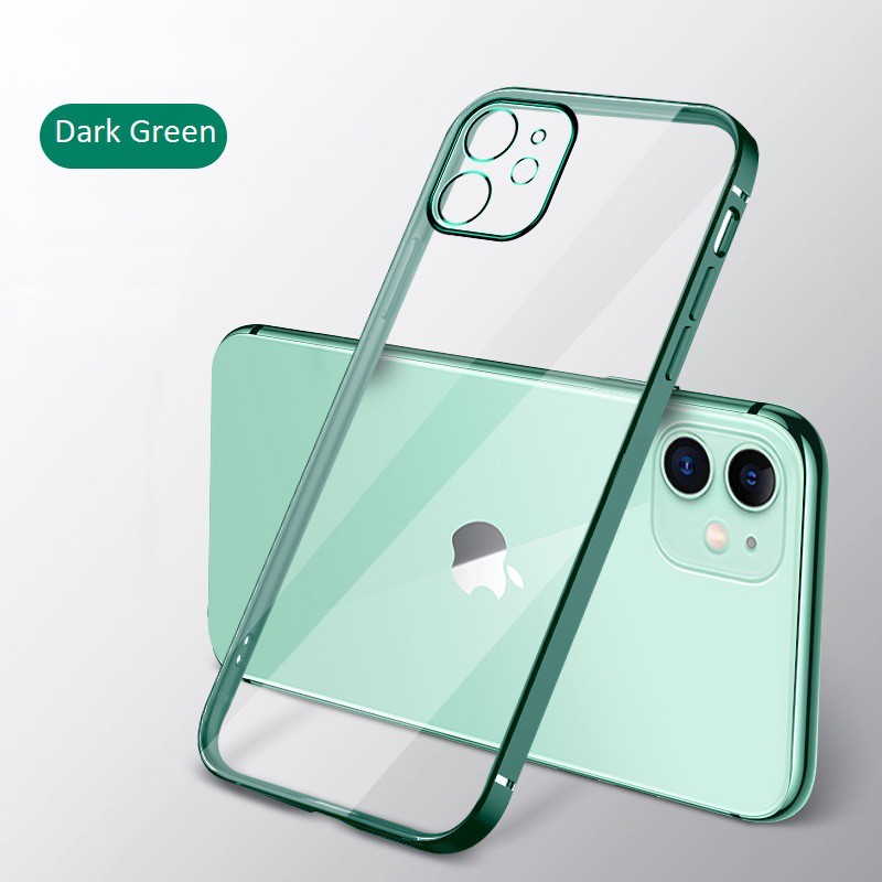 🌟iPhone 12 Series🌟 Ốp iPhone lưng trong viền si dẻo cạnh vuông 7/.../12 Promax - MINH AN SAIGON | BigBuy360 - bigbuy360.vn