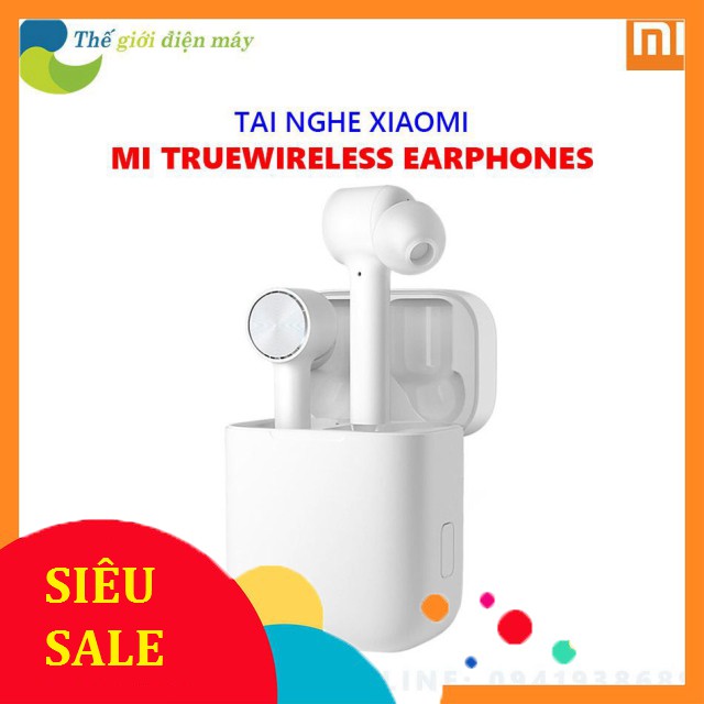 [SiêuRẻ] [Bản Quốc Tế] Tai Nghe MI TRUEWIRELESS EARPHONES TRẮNG (WHITE) - Bảo Hành 6 Tháng -Shop Thế Giới Điện Máy .