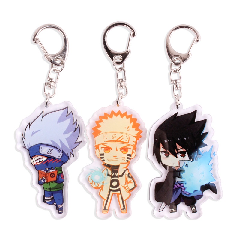 [FREESHIP] Móc Khoá Naruto , Sasuke ,☄️ Chất Liệu Mica, Nhựa trong suốt, In 2 Mặt [Loại1]