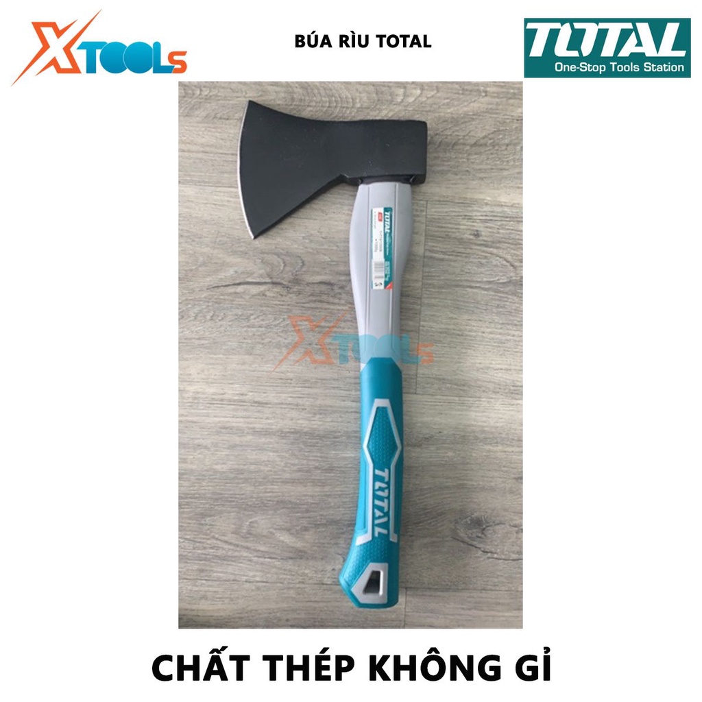 Búa rìu TOTAL | búa cầm tay mini Chiều dài: 390-700mm Chất liệu: Thép carbon 45#, chịu nhiệt, dùng để chẻ củi, đốn hạ câ