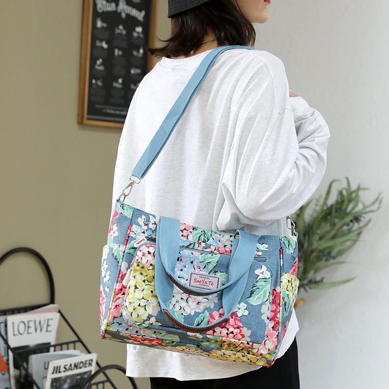 Túi Vải Đeo Chéo Phong Cách Retro Thời Trang Cho Nữ