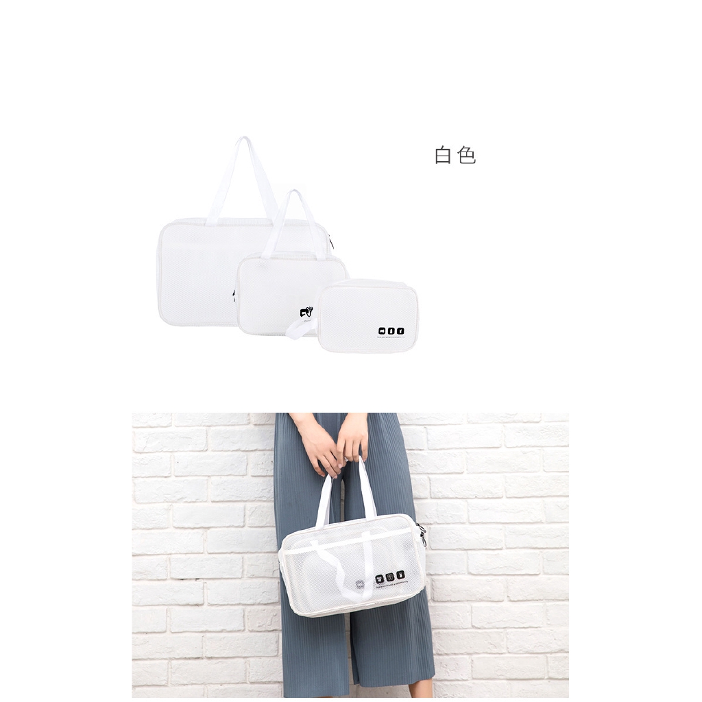 Túi lưới đựng dụng cụ cá nhân với sức chứa lớn chống thấm nước sử dụng khi đi du lịch