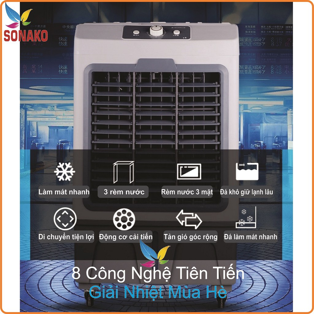 Quạt Điều Hòa Hơi Nước Đá Juhua YR-5000 - Sonako