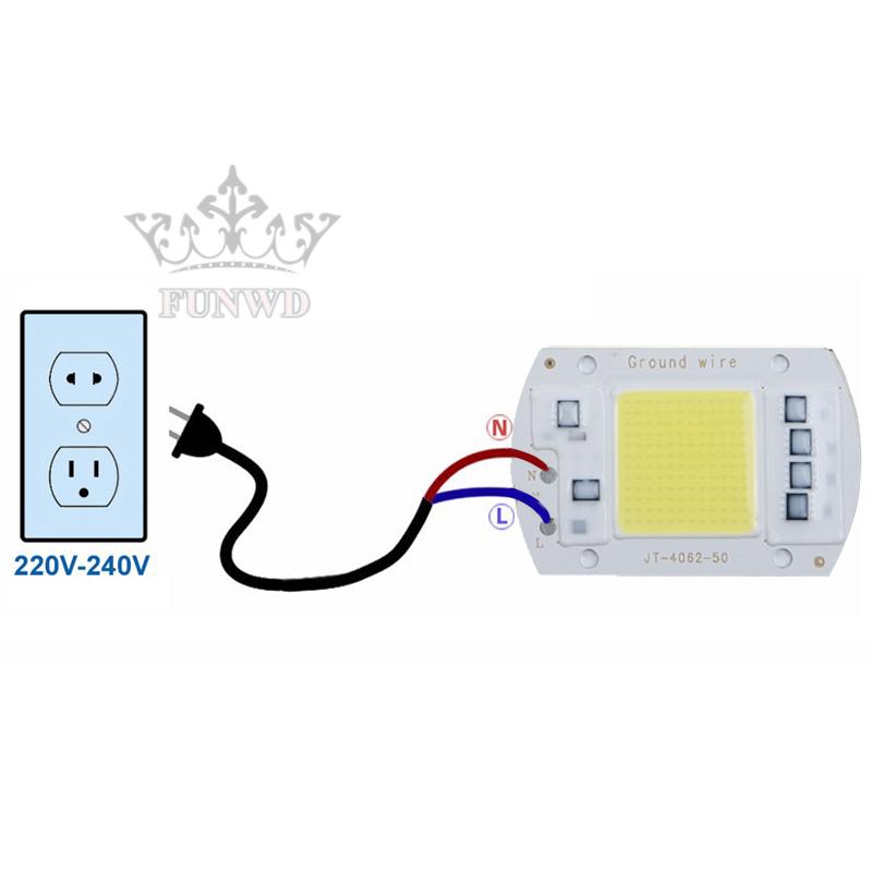 Đèn led tích hợp chip điều khiển IC thông minh  20W/30W/50W