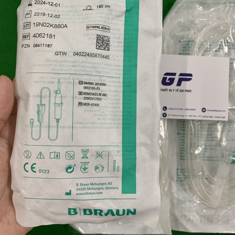 DÂY TRUYỀN DỊCH KHÔNG ĐAU BRAUN INTRAFIX PRIMELINE ĐỨC