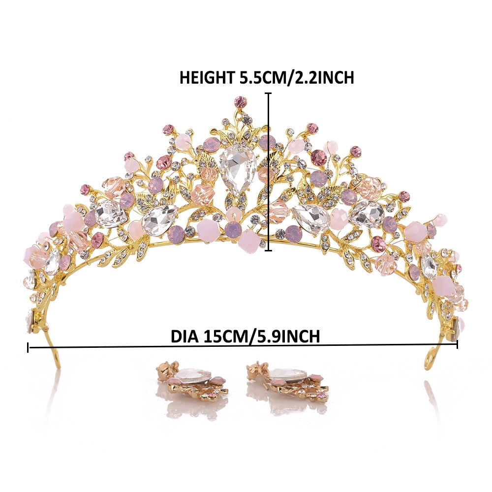 Vương Miện Công Chúa Đính Hạt Acrylic