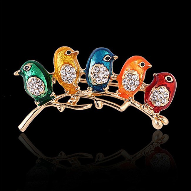 Trâm cài thiết kế hình chú chim gợi cảm