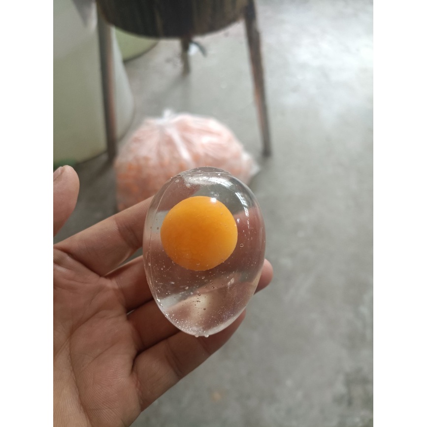 Quả Trứng Gà 1 lòng Squishy Đồ chơi bóp gudetama trút giận mochi xả stress