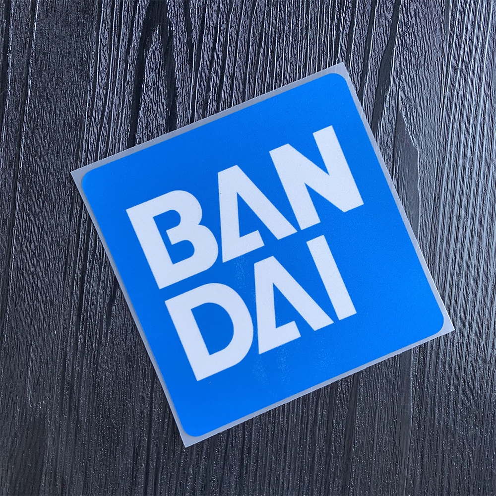 BANDAI Miếng Dán Trang Trí Xe Hơi / Xe Máy Điện Họa Tiết Hoạt Hình Gundam Nhật Bản Dễ Thương