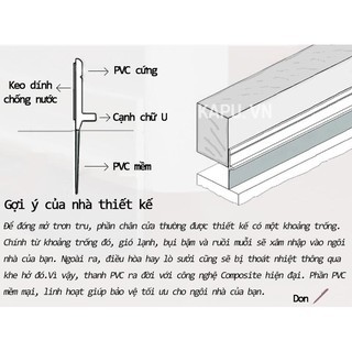 Ron Chắn Chặn Cửa Dài 1 Mét, Dán Chân Cửa, Miếng Chặn Cửa Chống Gió Lùa Cách Âm Giữ Nhiệt Điều Hòa