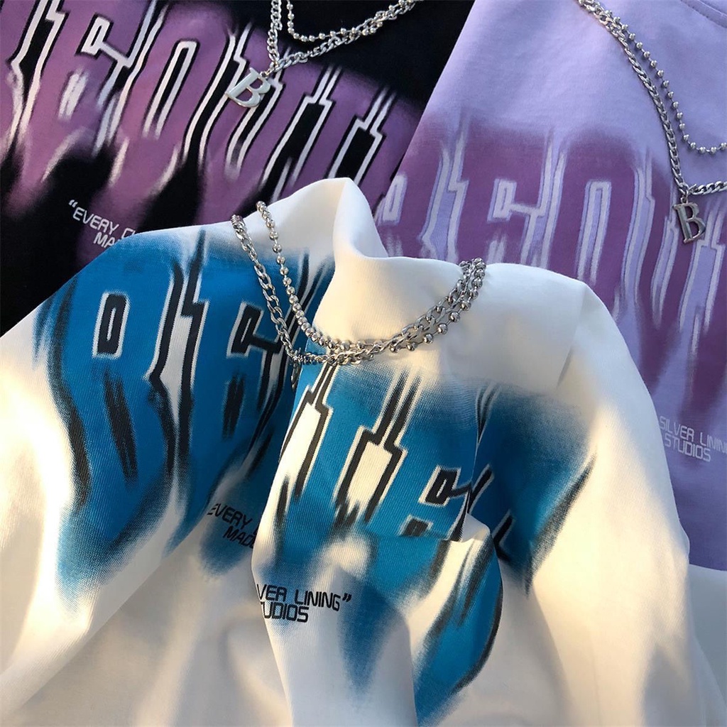 Áo Thun Tay Ngắn Dáng Rộng Phong Cách Hàn Quốc Thời Trang Mùa Hè Cho Nữ