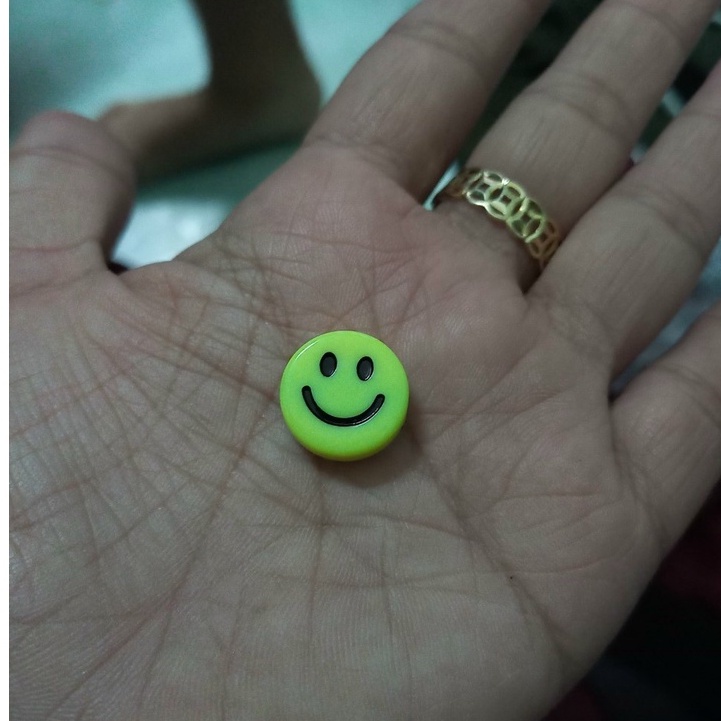 2-5 viên măt cười nhựa đủ màu làm vòng tay hanmade size 16mm