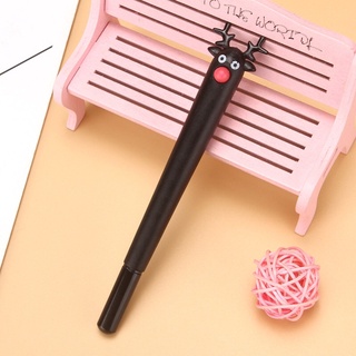 Set 10 Bút tuần lộc bút hươu bút nước ngộ nghĩnh bút gel cute bút nước học sinh ngòi bút nước ruột bút ngòi thay thế