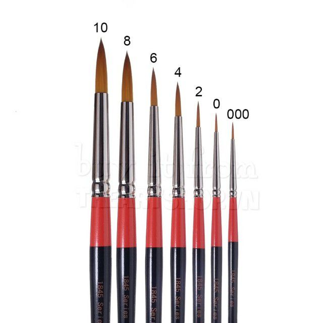[Hỏa Tốc HCM] Cọ Vẽ Màu Nước Happy Round - 1845 Series