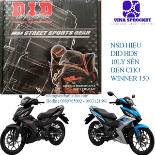 Nhông sên dĩa Winner DID Sên 10ly HDS - Có mã code kiểm tra chính hãng