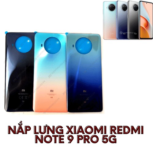 Nắp lưng dành cho máy xiaomi redmi note 9 pro 5g