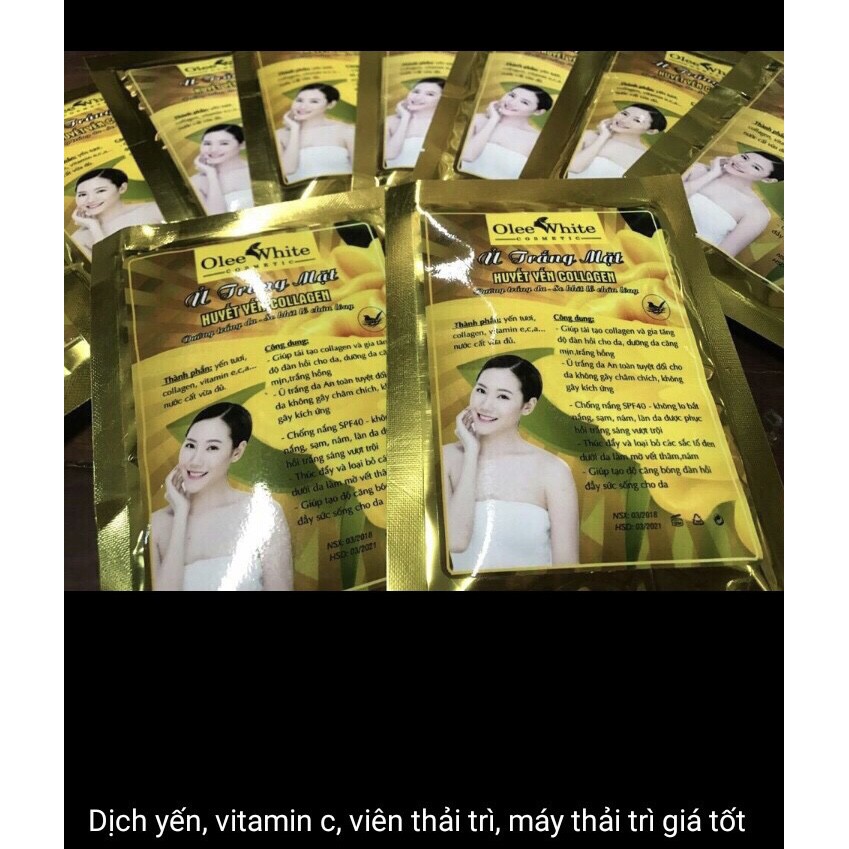 Mặt Nạ Ủ Huyết Yến Collagen Trắng Da | BigBuy360 - bigbuy360.vn