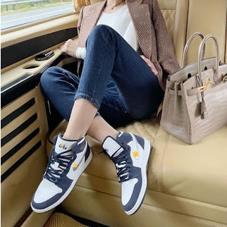 Giày thể thao jordan xanh loang tím, Giày sneaker JD1 màu xanh các mẫu cực đẹp đủ size nam nữ dễ phối đồ