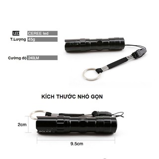 Đèn pin mini siêu sáng 9.5cm ST2S535