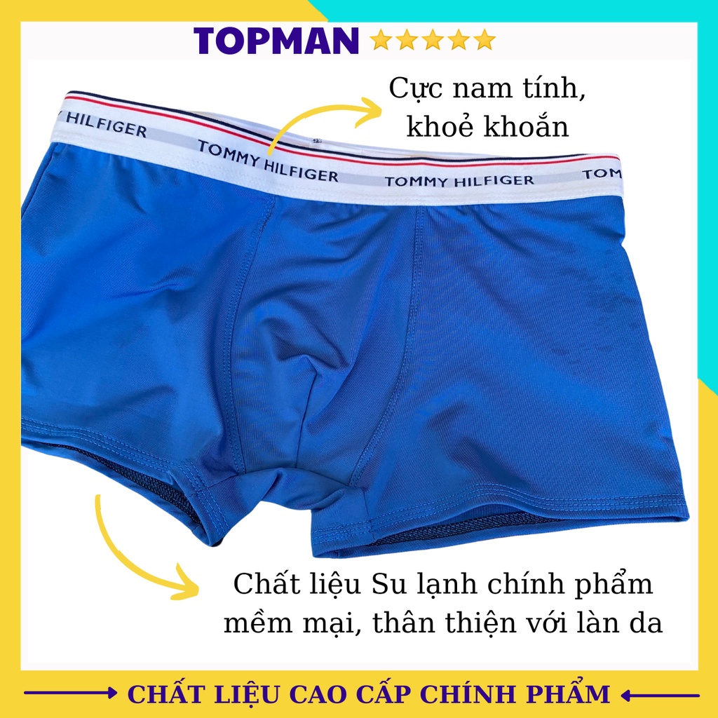 Quần Sịp Đùi Nam Thun Lạnh Co Giãn 4 chiều Lót Nam Đùi Boxer sexy cao cấp kháng khuẩn khử mùi | Topman