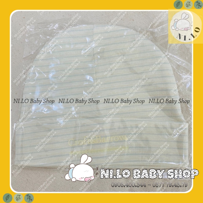 Mũ nón trơn Cotton Cho Bé Sơ Sinh 0-3 tháng tuổi