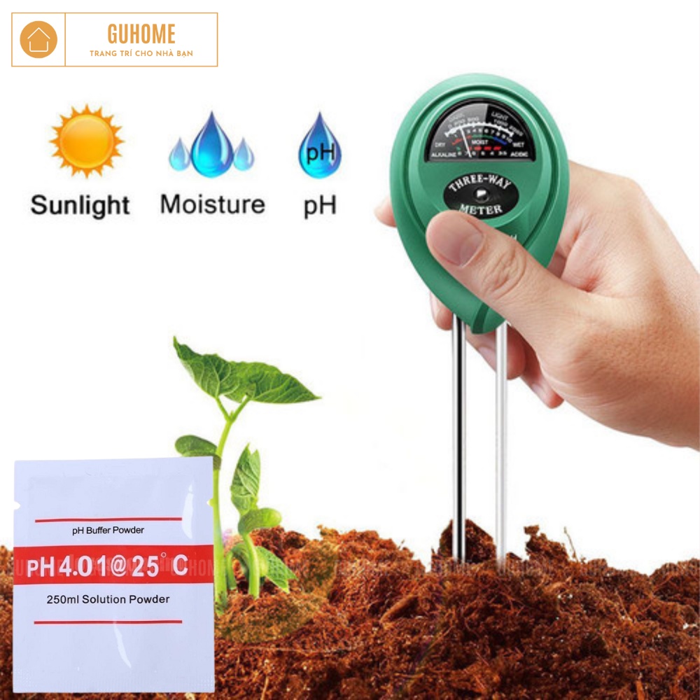 Bộ 3 Gói bột hiệu chỉnh độ PH, Bột chuẩn PH, bột căn chỉnh PH