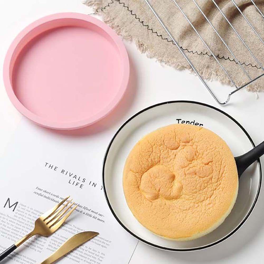 Khuôn Silicone Làm Bánh Donut / Sô Cô La / Pudding Hình Tròn DIY 3