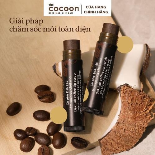 Tẩy Da Chết Môi Cà Phê Đắk Lắk Cocoon Giúp Môi Mềm Mịn 5g - CC48