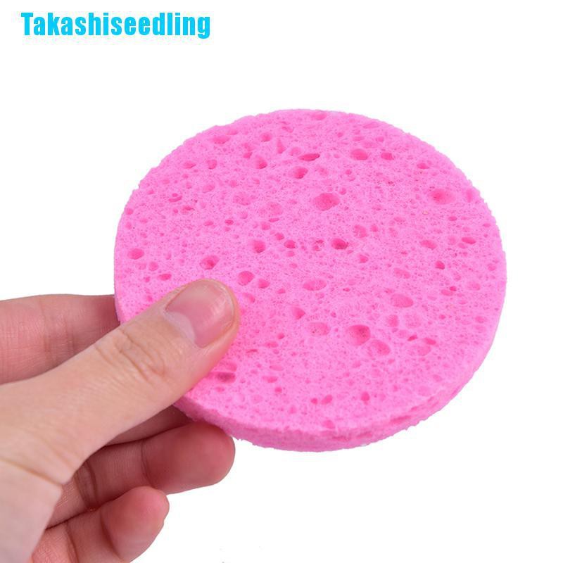 Miếng Bọt Biển Rửa Mặt Hình Tròn Tiện Lợi