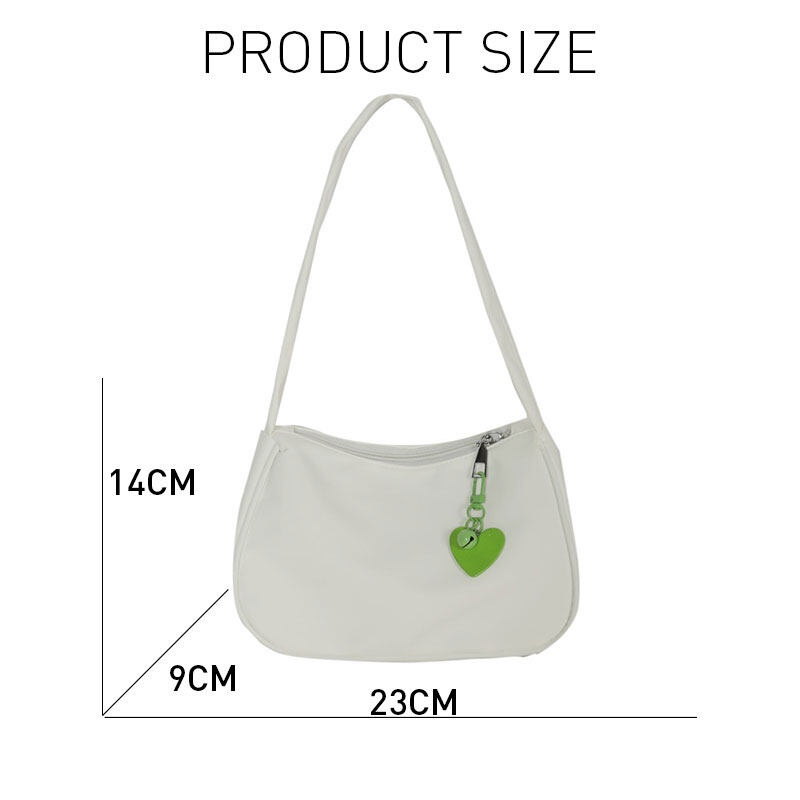 Túi xách YADOU bằng nylon màu sắc đơn giản thời trang cho nữ