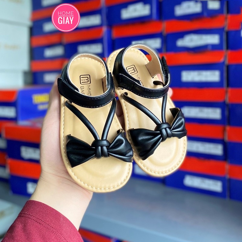 Dép sandal cho bé gái 2-7 tuổi quai hậu thời trang xuân hè chống trượt da mềm Homegiay E55