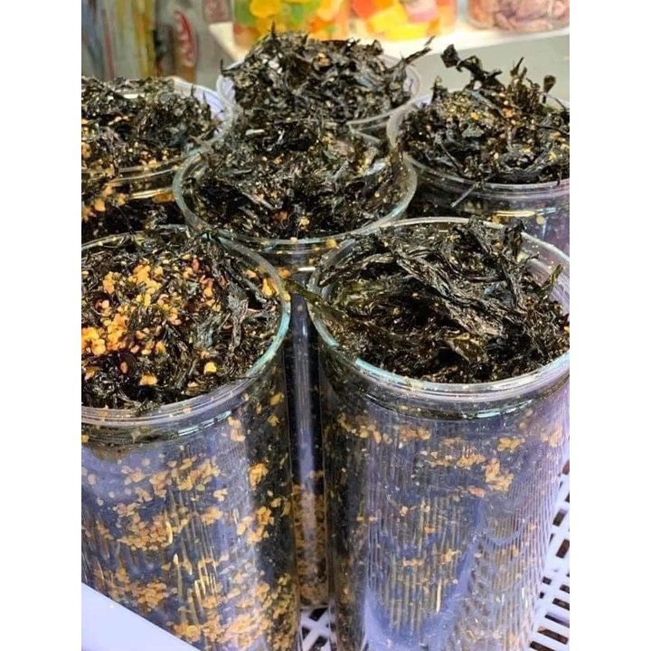 Rong Biển Cháy Tỏi Hũ 200gr Thơm Ngon