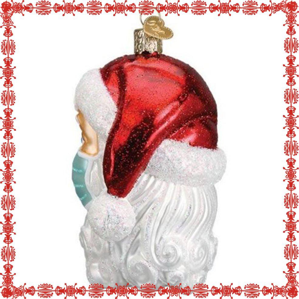 Santa Claus Face Shield Pendant 1pcs Christmas Tree Decorations Creative Gift[\(^o^)/~]