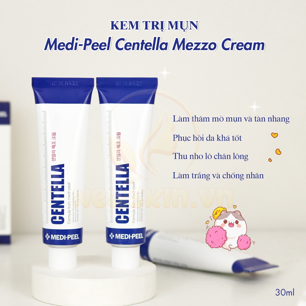 Kem hỗ trợ giảm mụn Phục hồi da Medi-Peel Centella Mezzo Cream 30ml